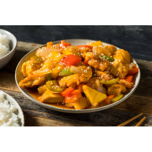 Chicken in sweet and sour